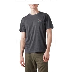 RODD & GUNN " Lake Mackenzie" Men's T-Shirt M Charcoal Cotton Short Sleeve $69